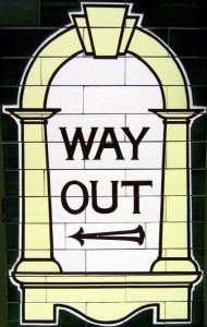 way out